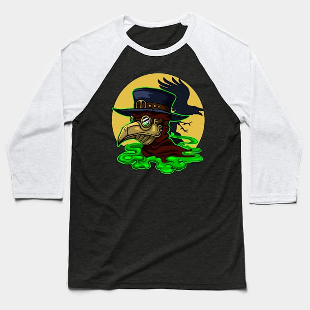 the Plague Doctor Baseball T-Shirt by awesome98